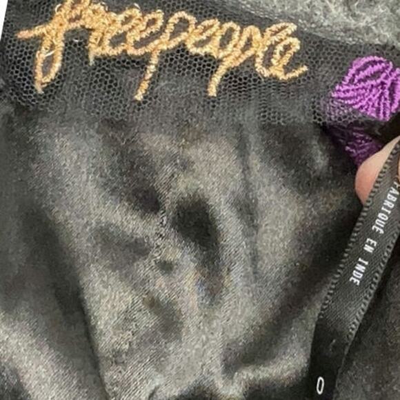 Free People Snake Charmer Black Sequin Mini Dress - Picture 6 of 10